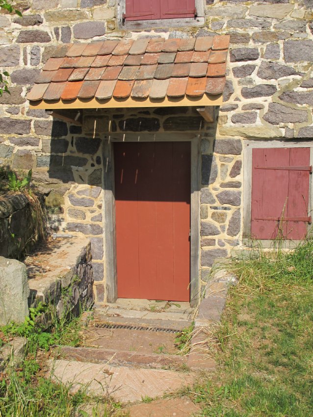 Image #2: Restored cellar kitchen door and hood