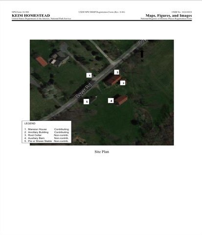 Keim Homestead  Site Plan