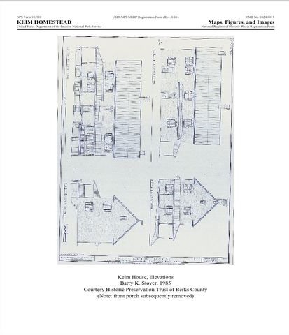 Keim Homestead elevations