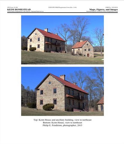 Keim Homestead ouse and Anvillary Building View to NE