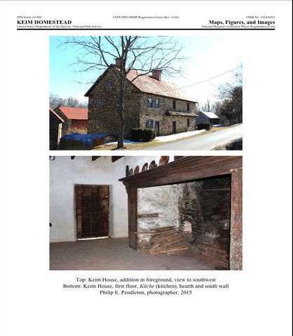 Keim Homestead House  Addition and First Floor