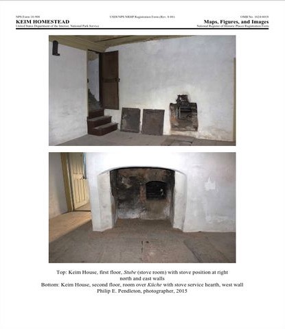 Keim Homestead House, First and Second Floor
