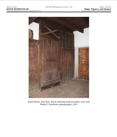 Keim Homestead House, First floor