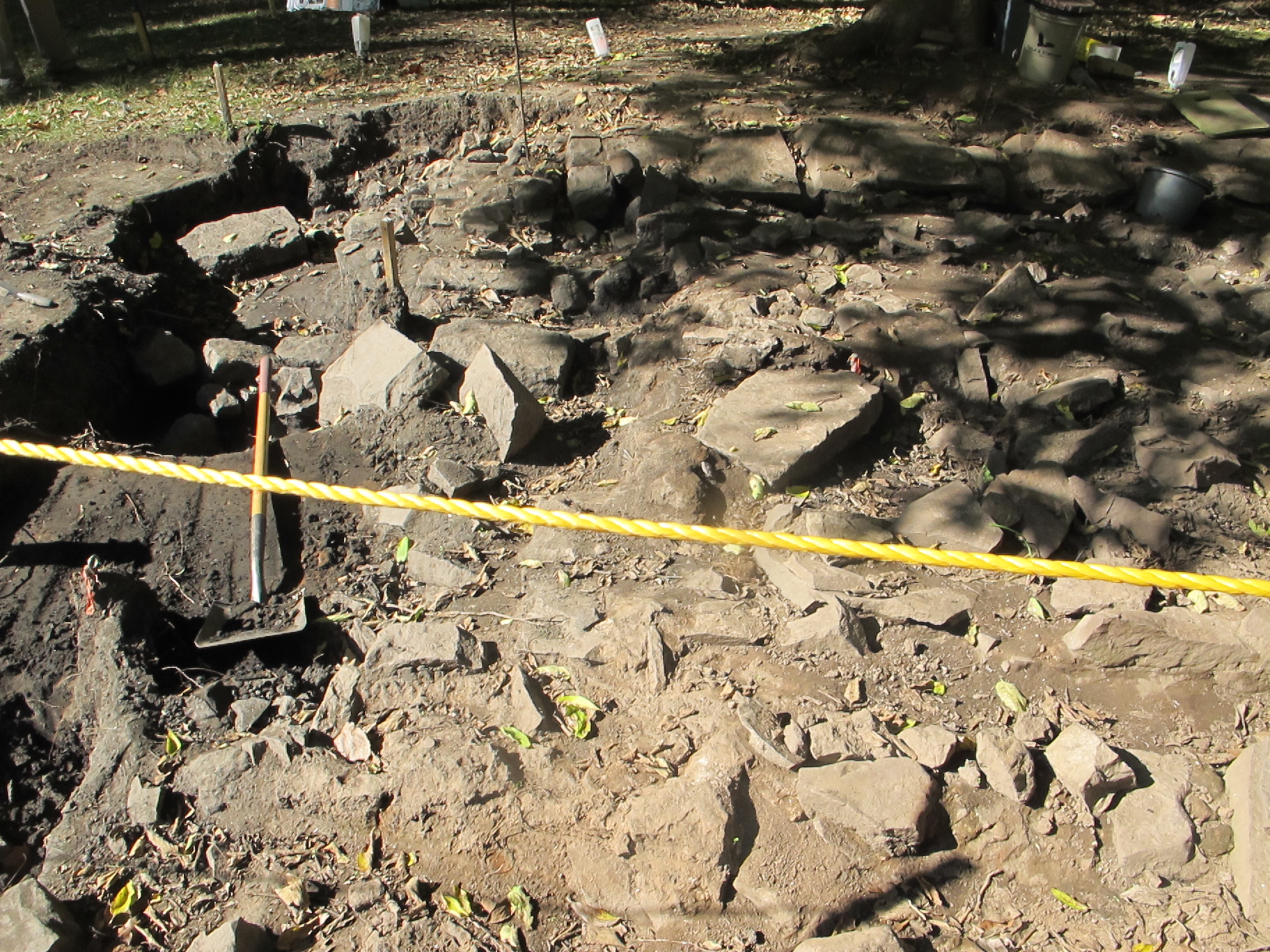 20: Exterior ["extrados"] of arched root cellar