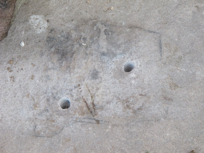 George Douglass House: Front Door Sill and Jamb Restoration, image 4
