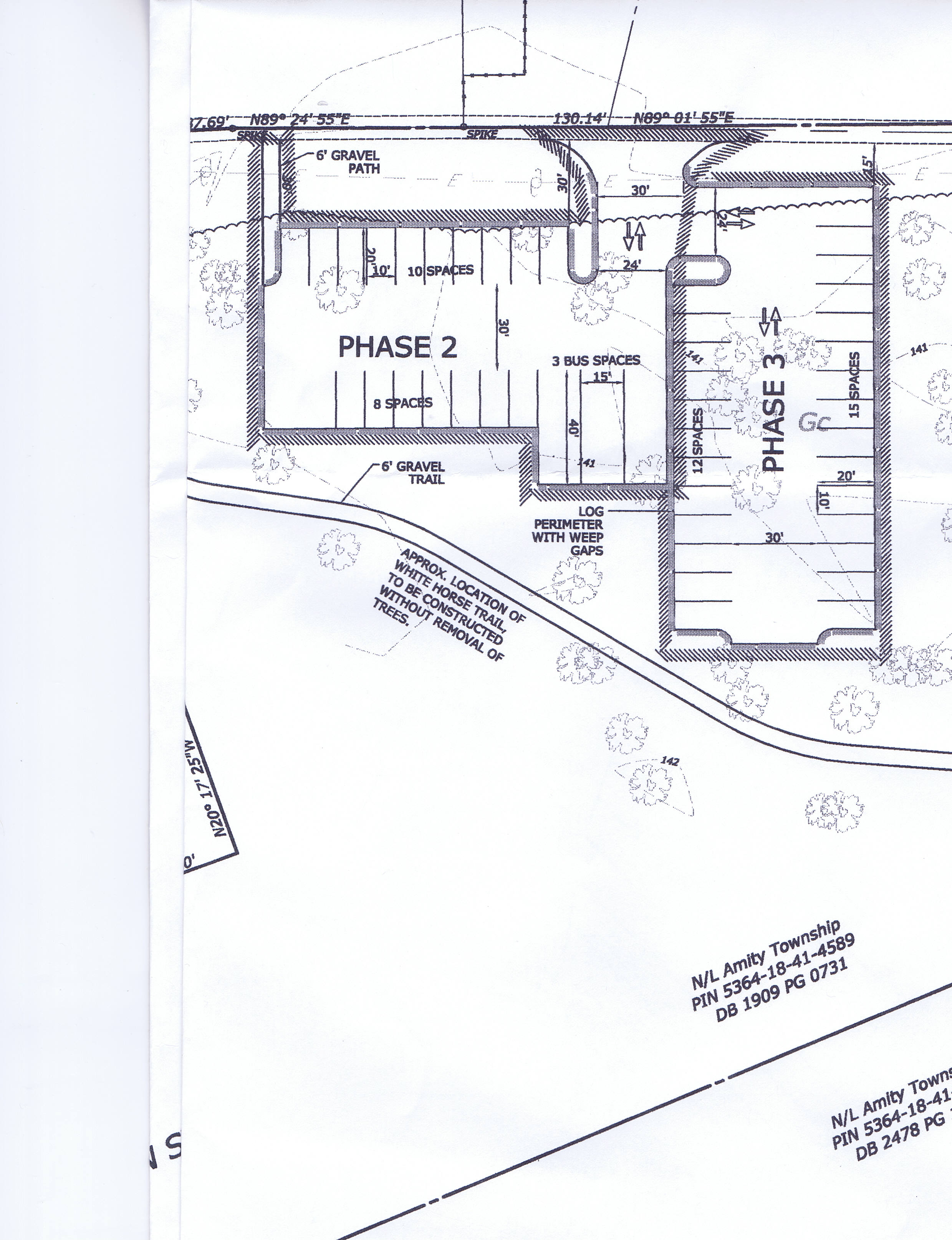 #24, Plan of parking areas 2 & 3 ["Swede's Lane lots"]