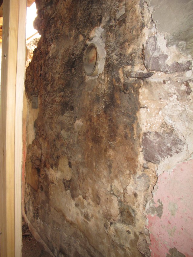 #12: 6221: Charred & seared back wall of Douglass addition fireplace