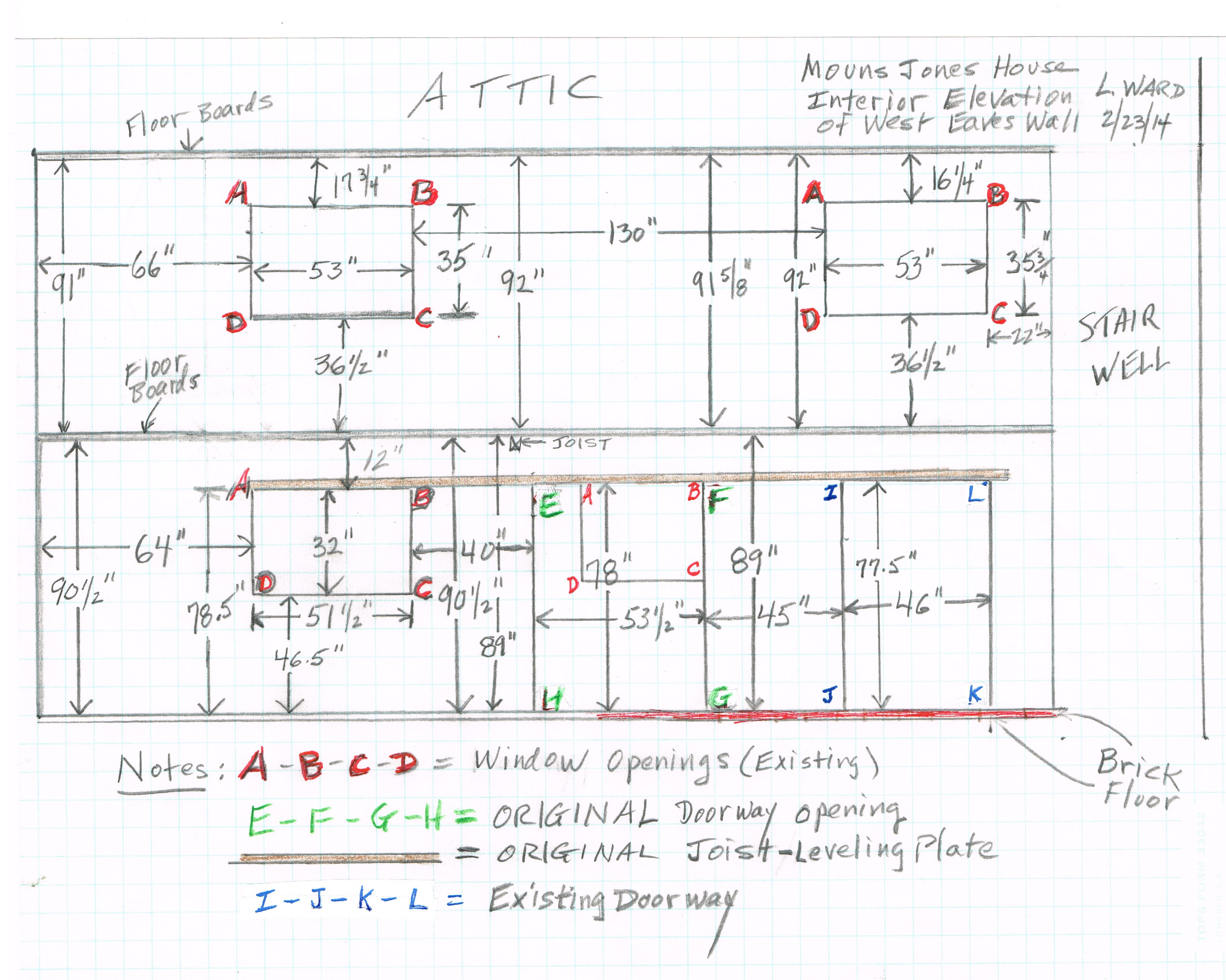 #6, March 2014: Inter shoring elevation drawing
