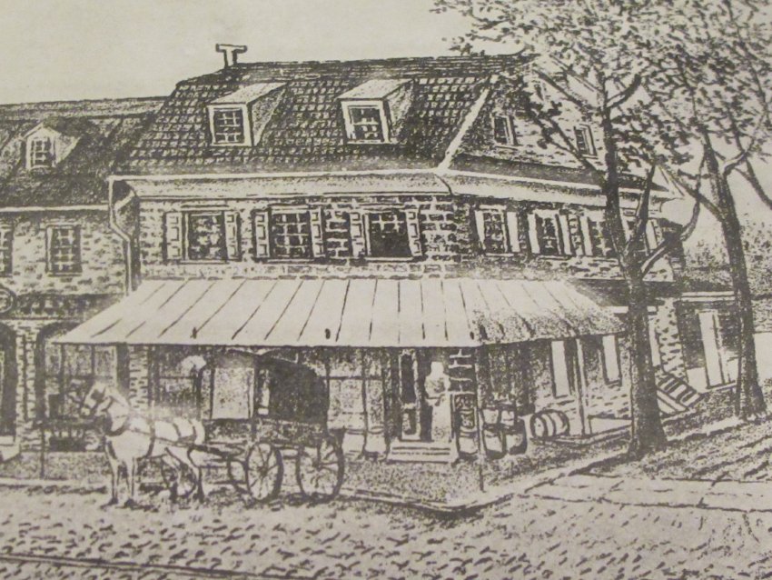 #7, photo 30: de la Plaine House, Germantown, PA, with plastered cove corni