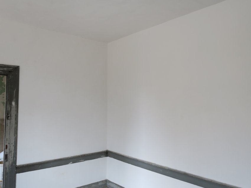 #6: Re-plastered walls and ceiling, SW chamber
