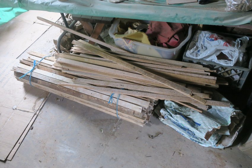 #2: Sawn lath for use as plaster sub-strate on new partition walls