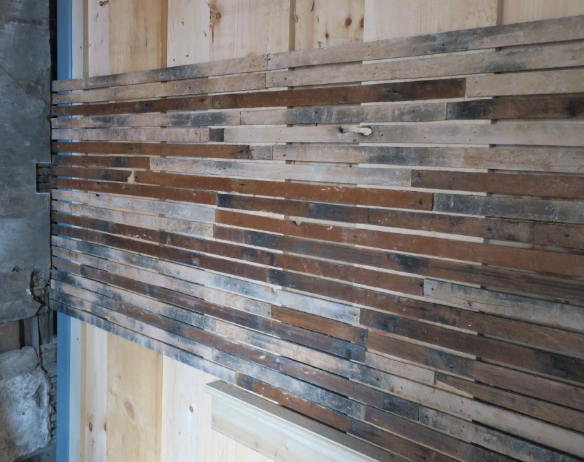 #4A: Partition lath across steel column into corner as wall-stabilizer