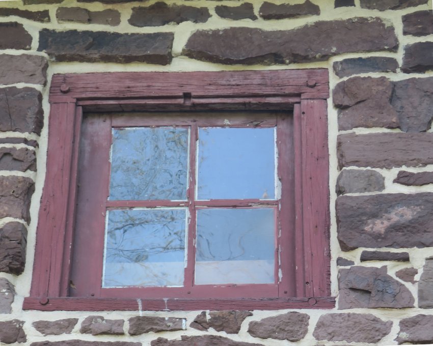 #1: Original cantilevered window lintel