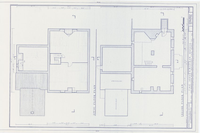 20: Cellar and attic plans by Barry Stover
