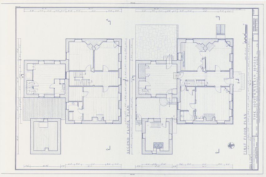 21: 1st and 2d floor plans by Barry Stover