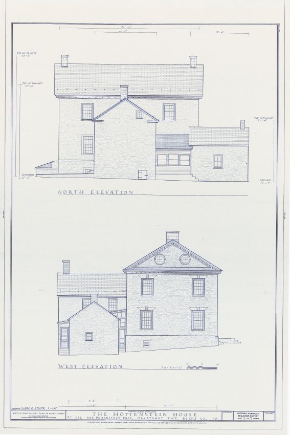 23: N & W elevations by Barry Stover