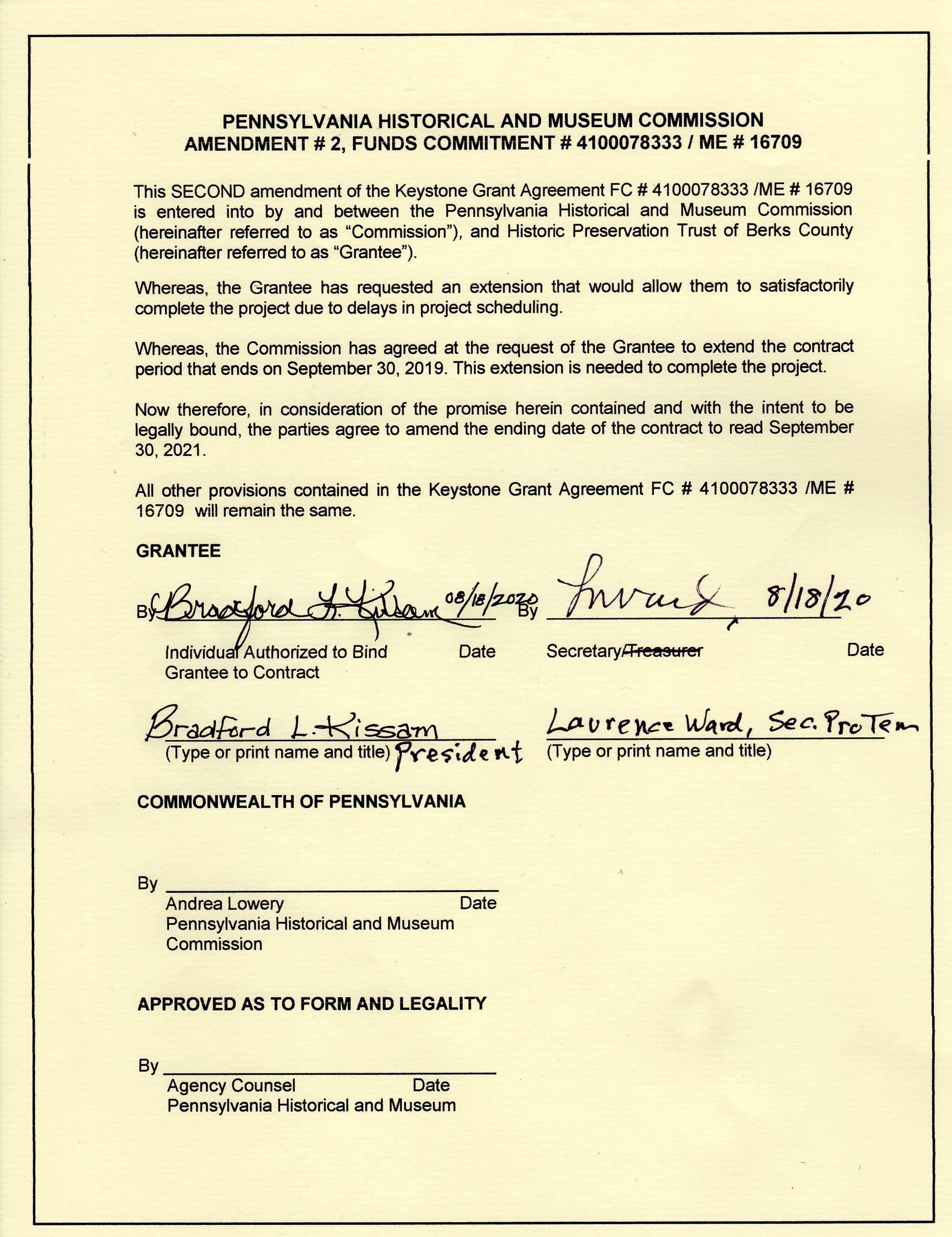 Declaration of Covenants and related PHMC documents, image 2