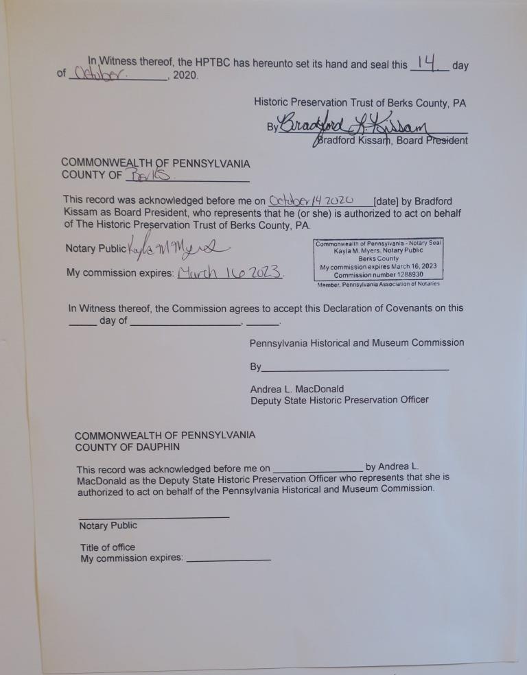 Declaration of Covenants and related PHMC documents, image 6