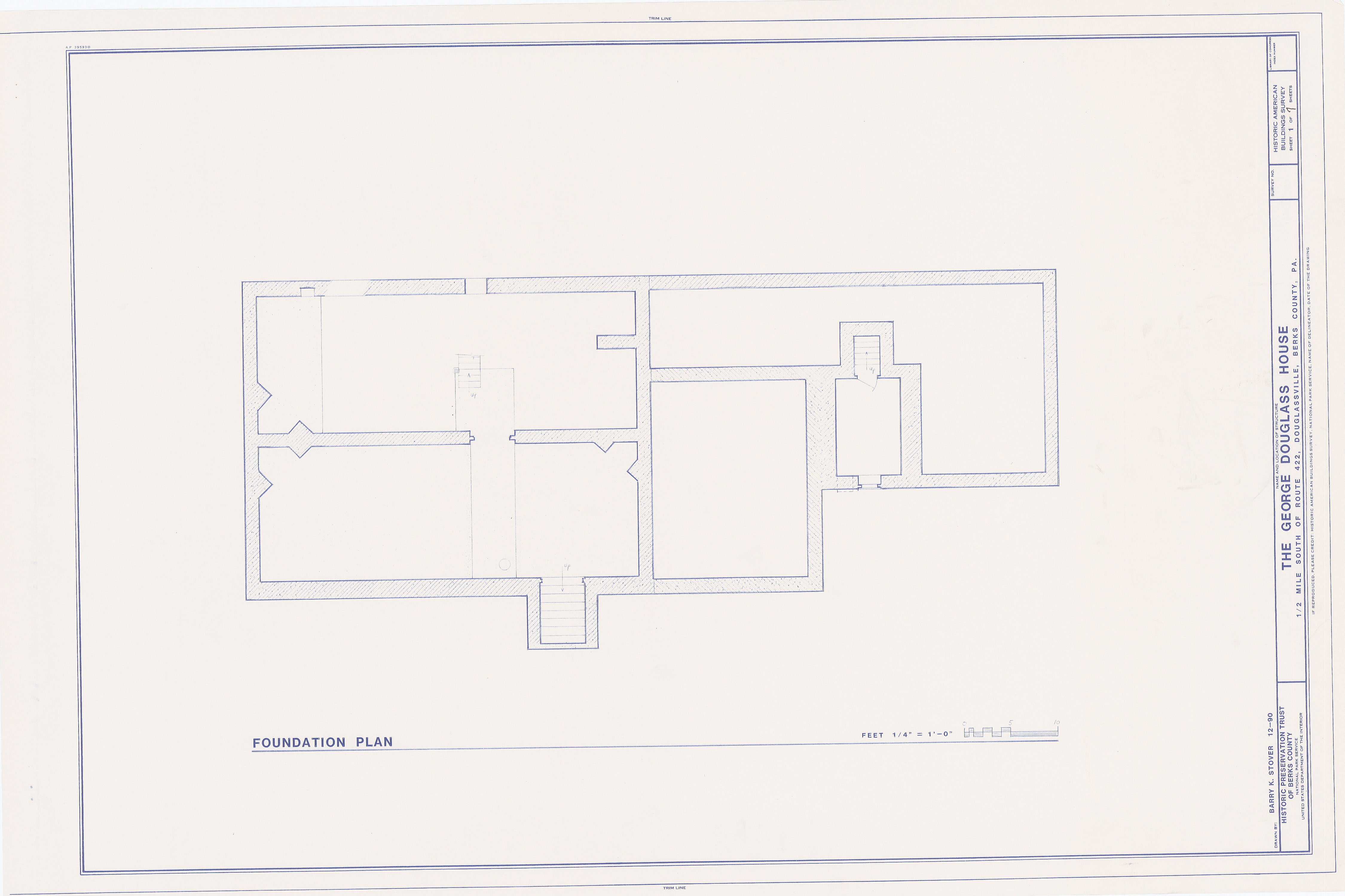 8: Foundation plan by Barry Stover
